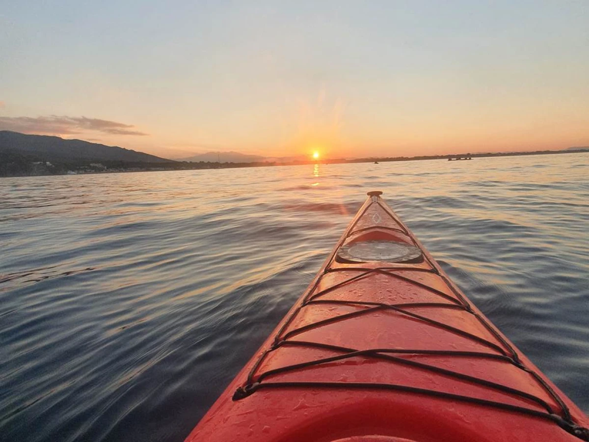 Kayak au coucher du soleil - Perpignan Expériences