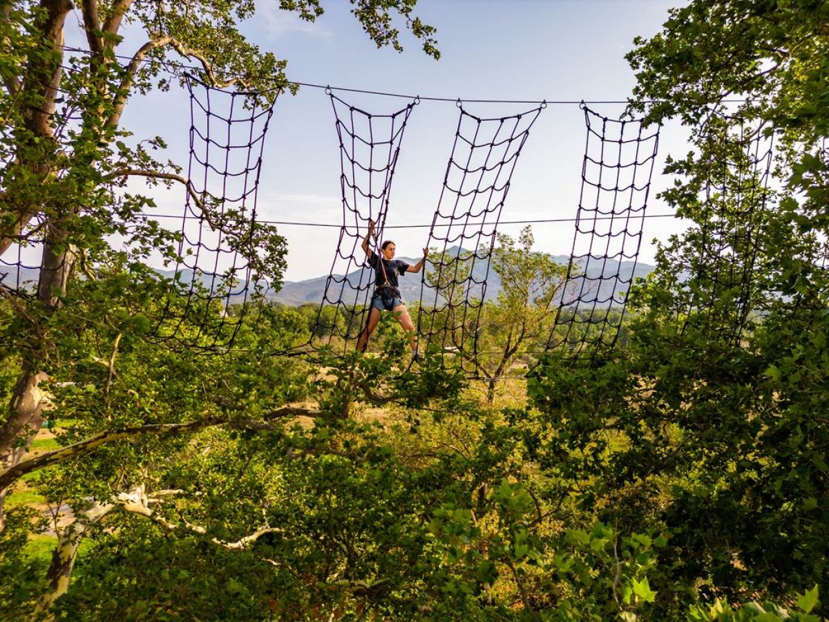 Parcours Accrobranche - T'FORT - Perpignan Expériences