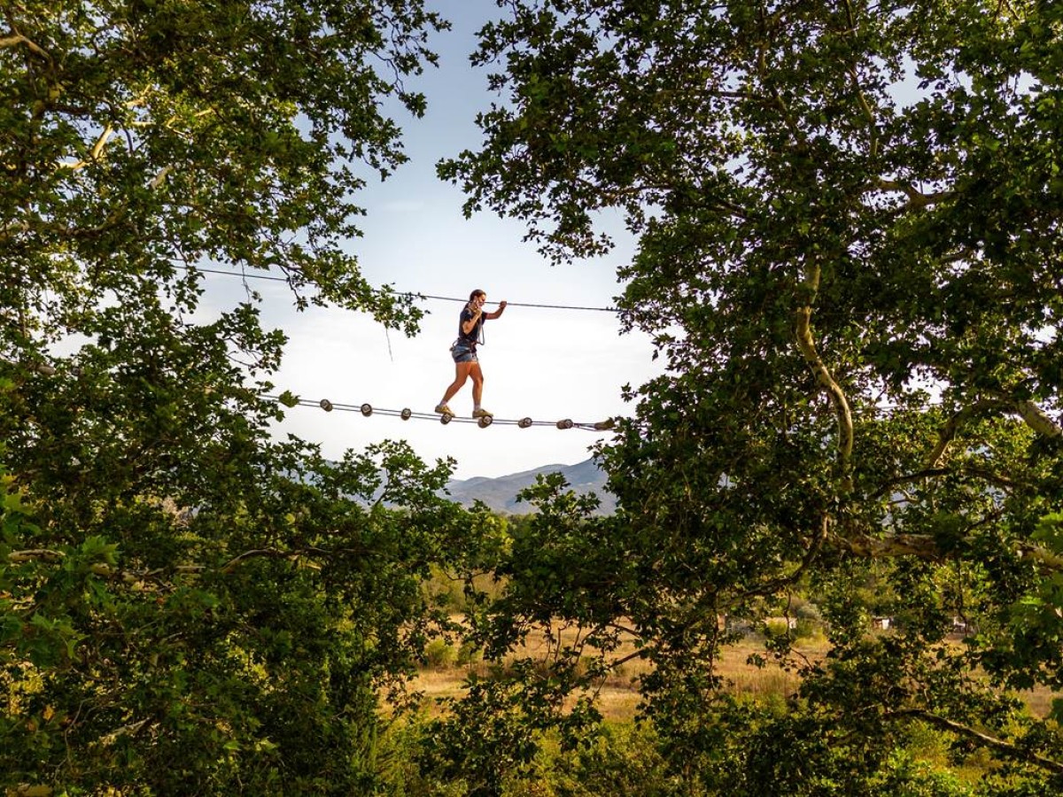 Parcours Accrobranche - T'FORT - Perpignan Expériences